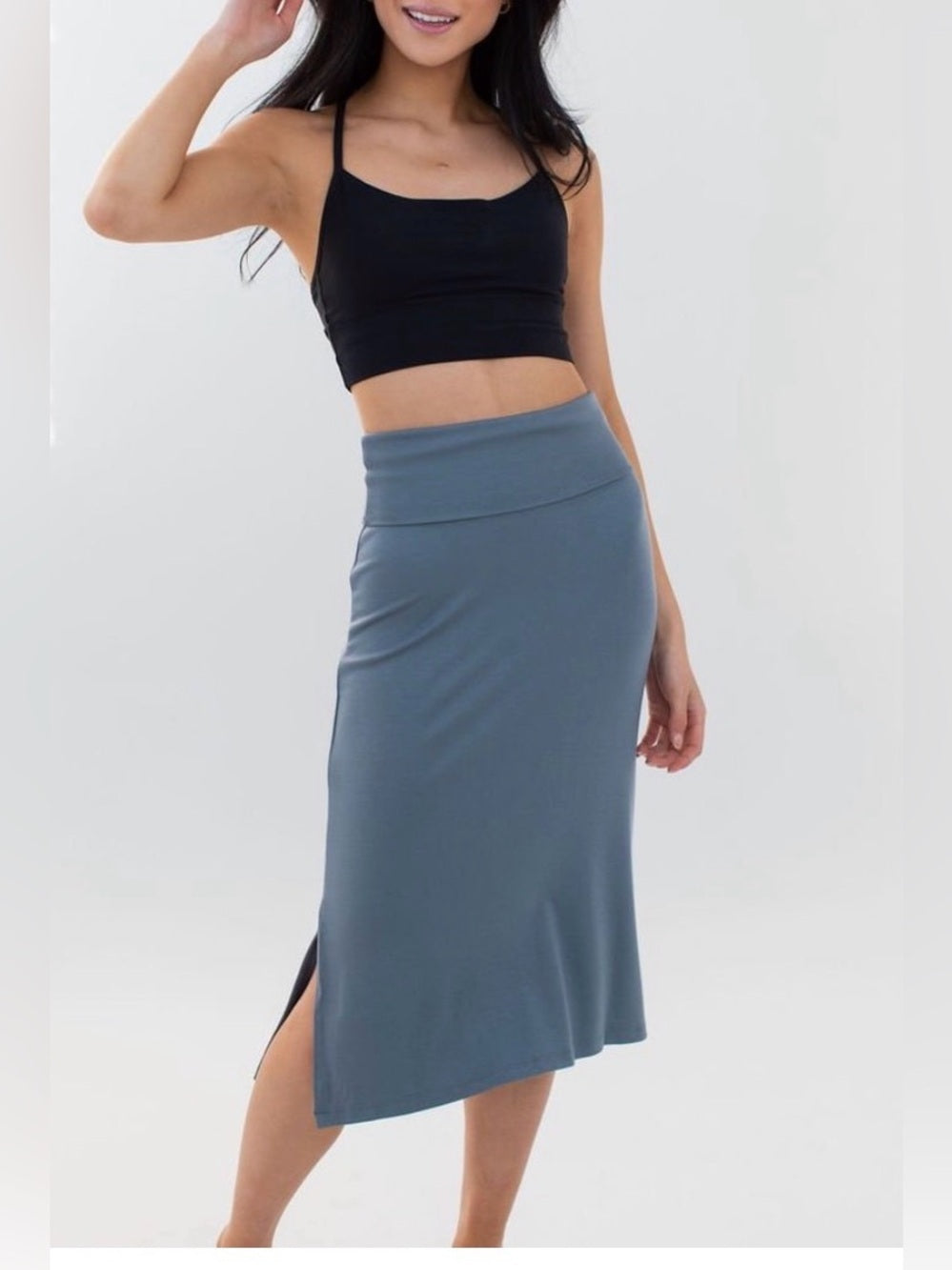 Luxe Brooklyn Midi Skirt