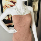 Windsor Dusty Rose Strapless Sequin Mermaid Gown
