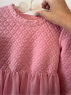 Cat & Jack Pink Quilted Bodice Tulle Dress