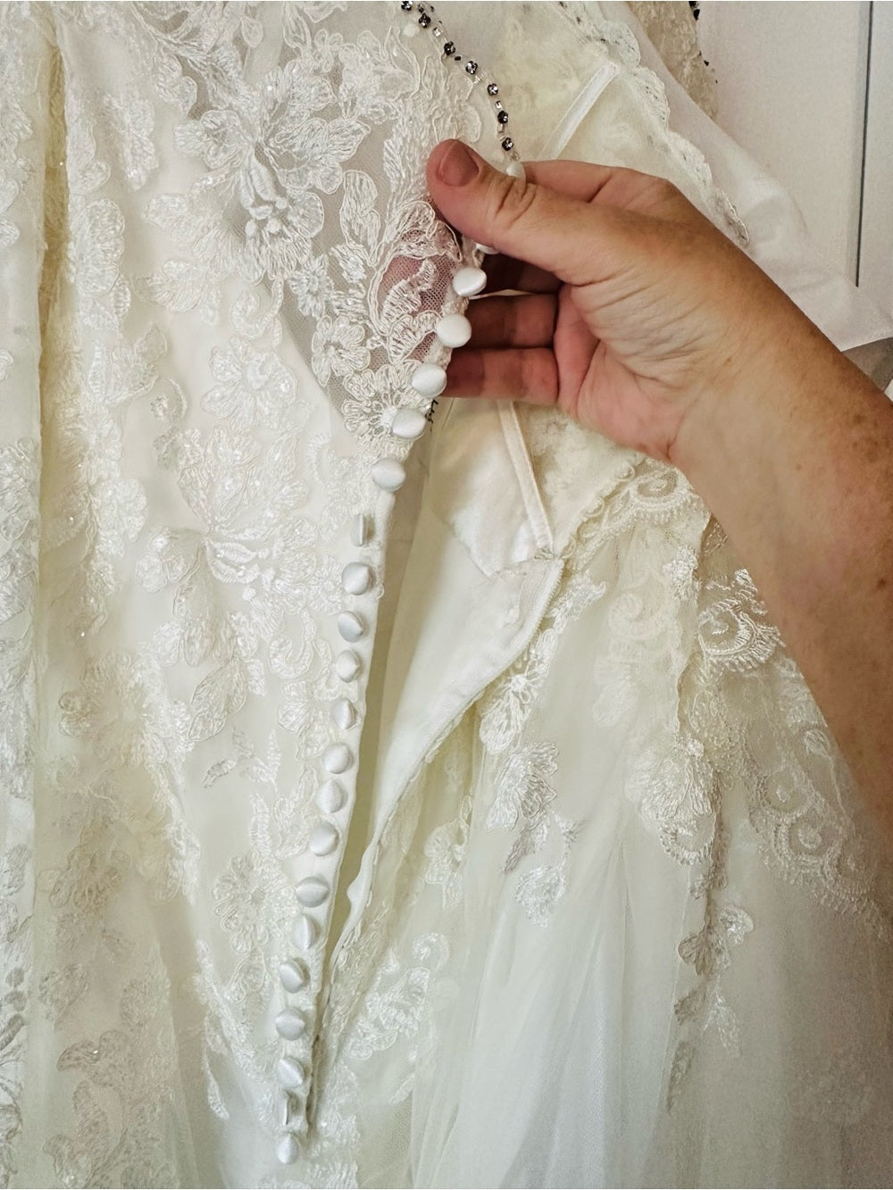 Madeline Gardner by Morilee Ivory Lace Wedding Gown Bridal Dress NEVER WORN