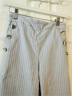 Katherine Barclay Light Blue Pinstriped Sailor Pants