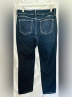 Chico’s Straight Leg Jeans Dark Wash Stretch 0.5 Short US 6