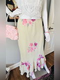 Wild Fable Floral Chiffon Ruffle Maxi Skirt