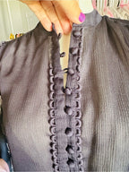 Ann Taylor Black Sheer Sleeveless Blouse