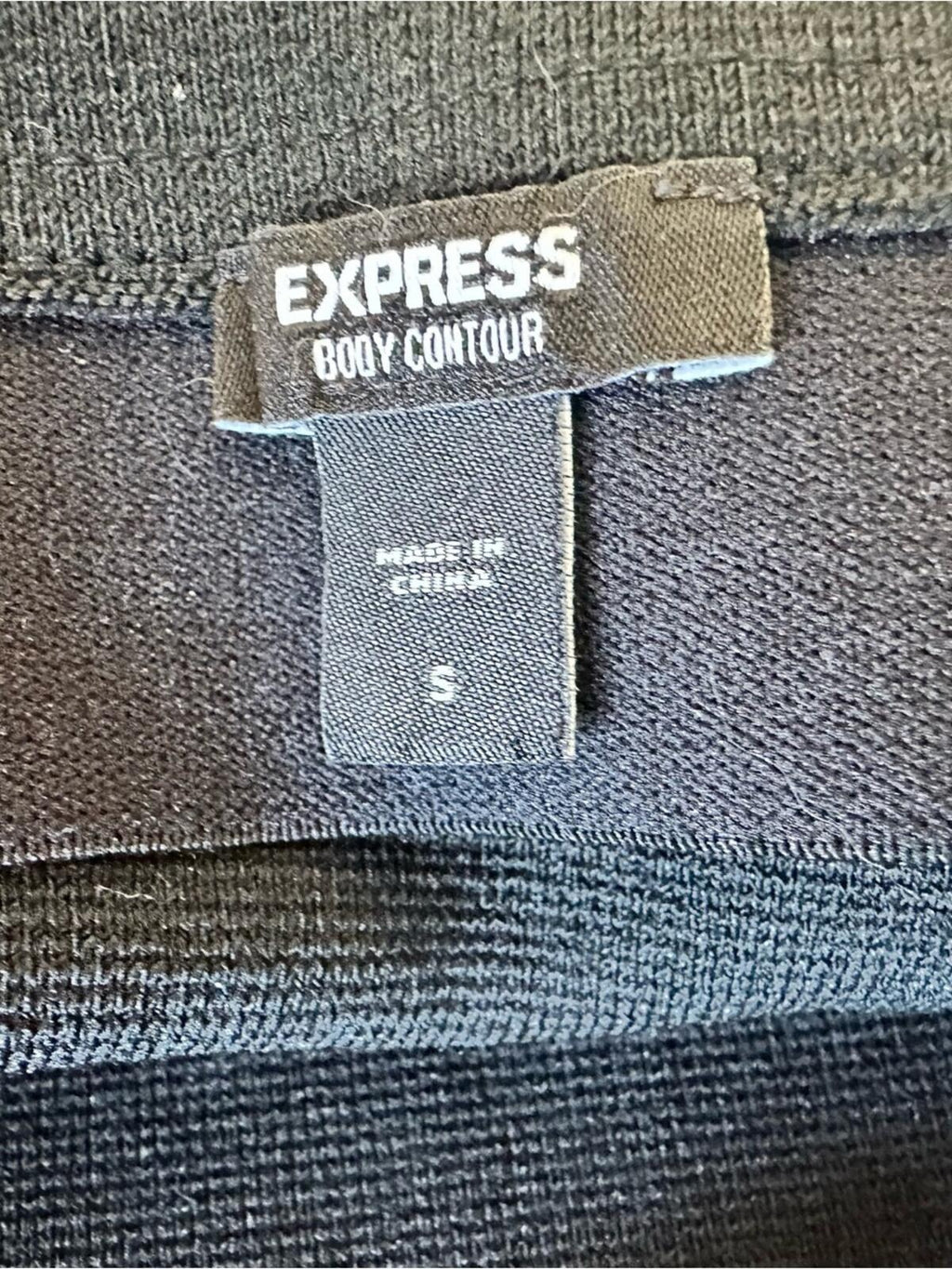 Express Black High-Rise Pencil Skirt