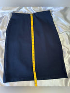 Philosophy Sleek Navy Blue Pencil Skirt