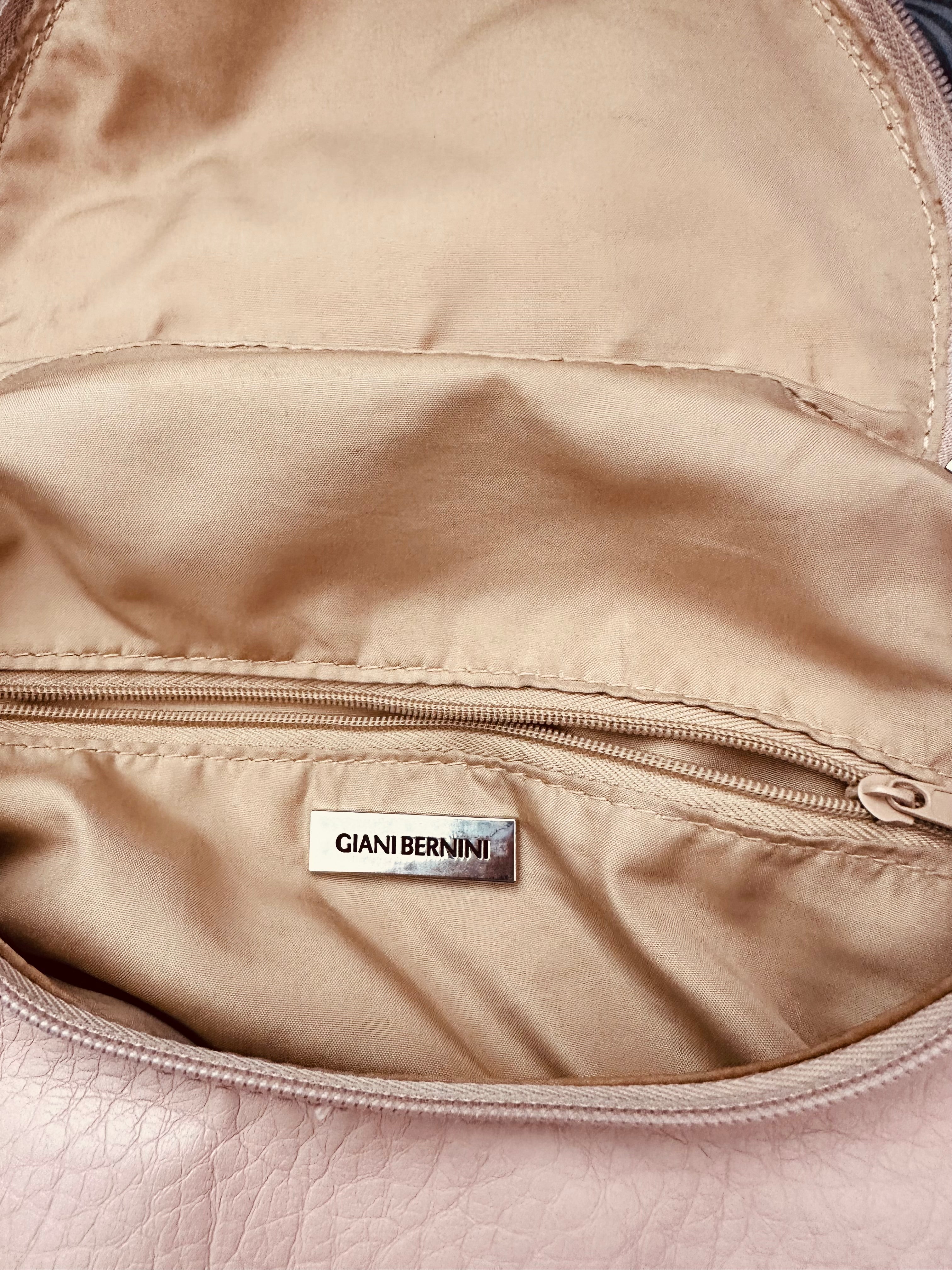 Giani Bernini Blush Pink Pebbled PVC Backpack