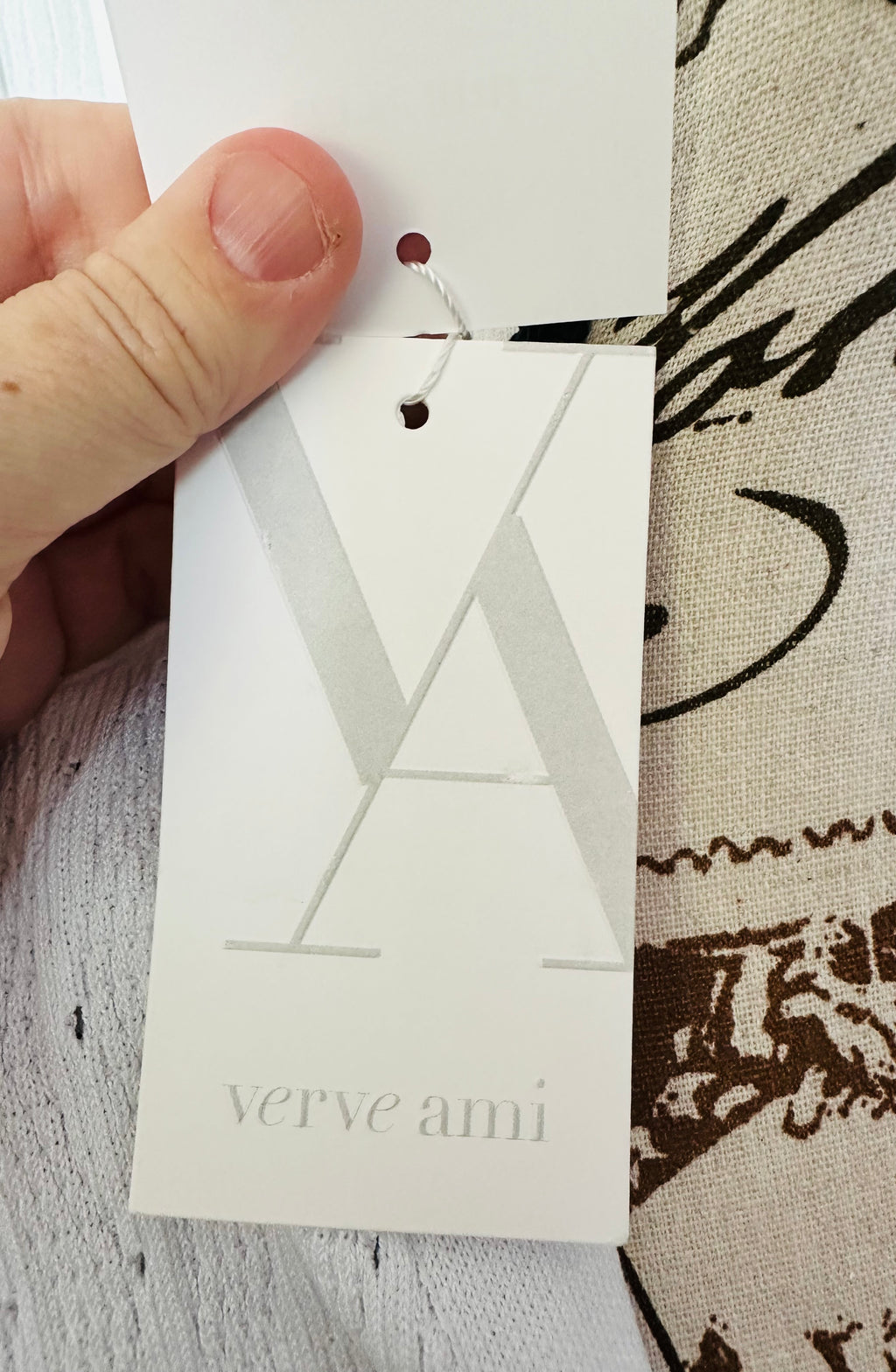 Verve Ami White Open-Front Knit Cardigan with Subtle Dot Detail