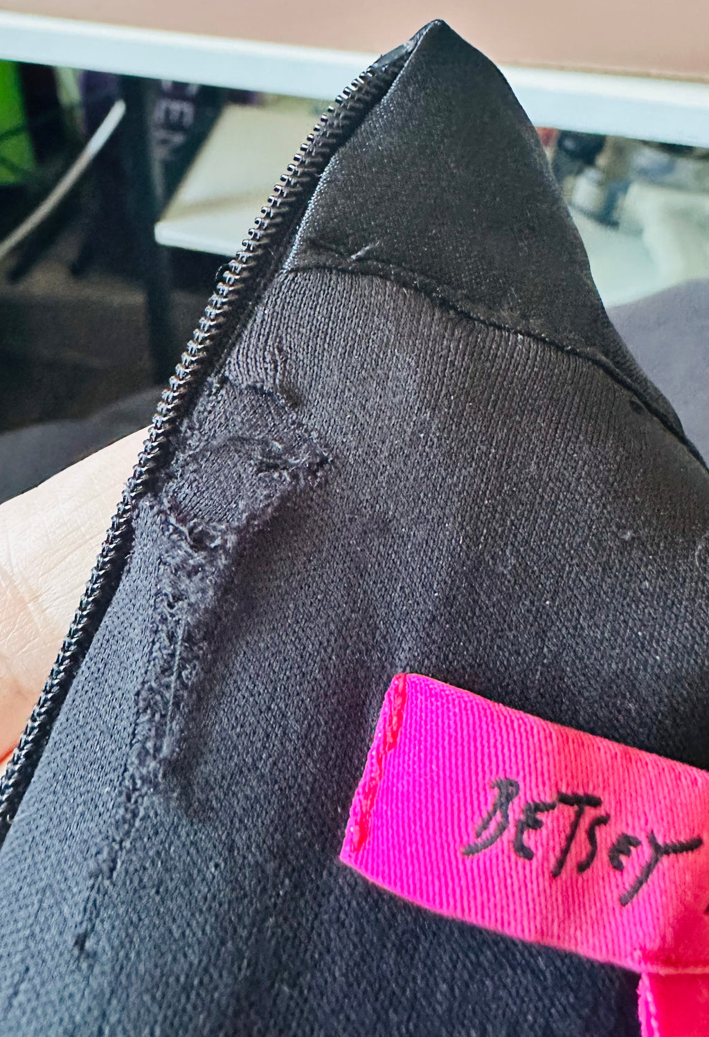 Betsey Johnson Sleeveless Black Dress