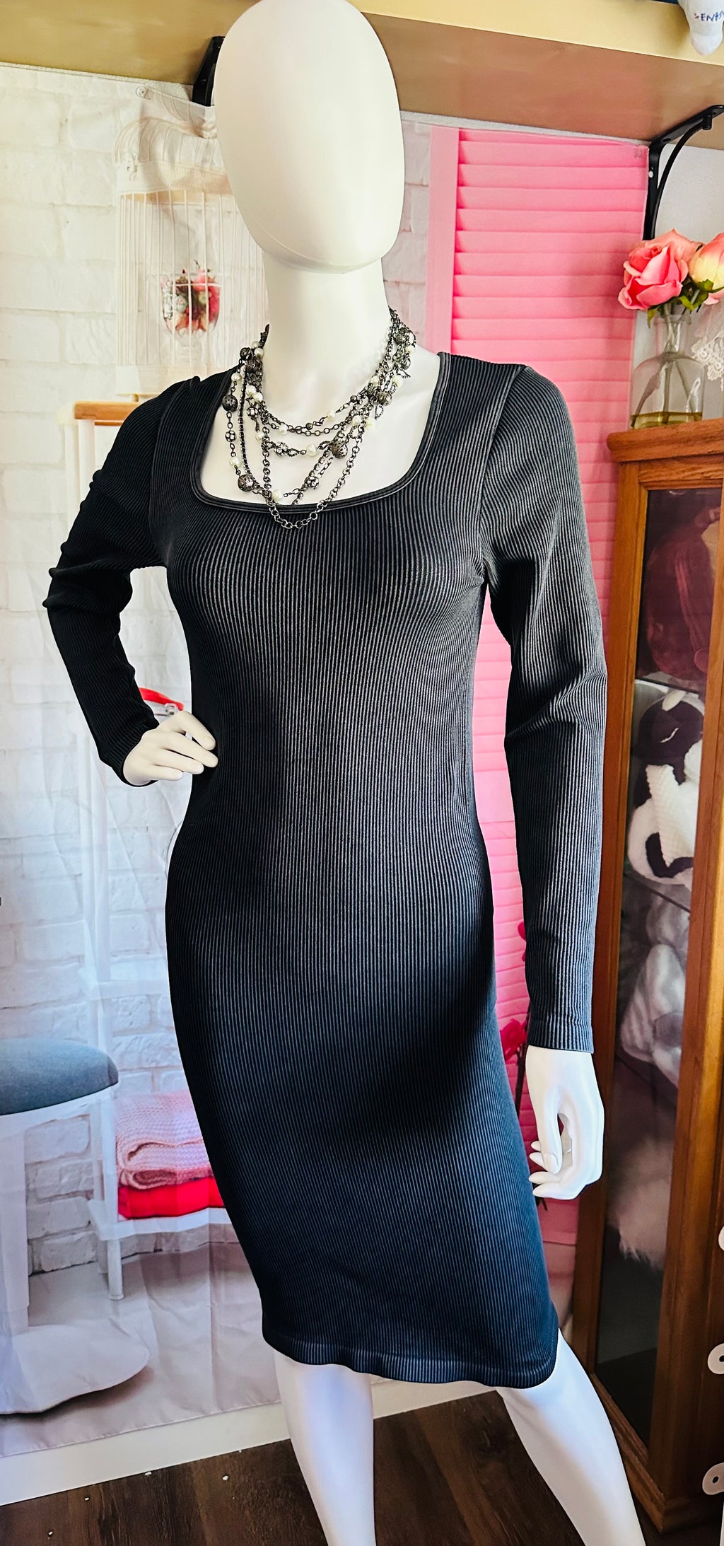 Savvi Colette Longsleeve Dress