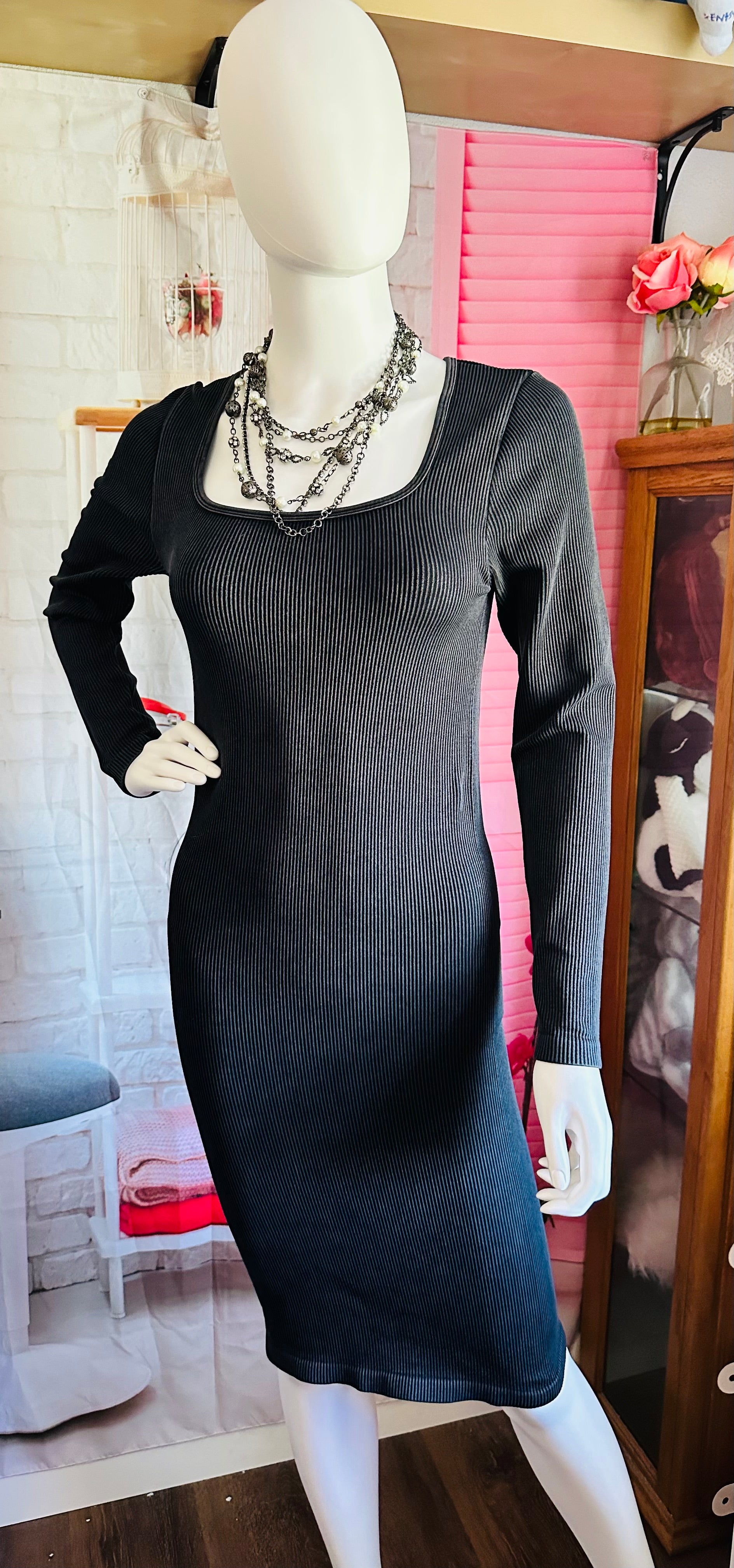 Savvi Colette Longsleeve Dress