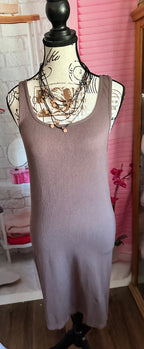 Savvi Lalani Brown Bodycon Dress