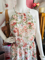 Guess Floral Chiffon Halter Dress