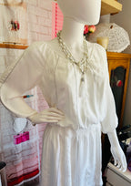 White House Black Market Smocked Blouson Dress