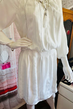 White House Black Market Smocked Blouson Dress