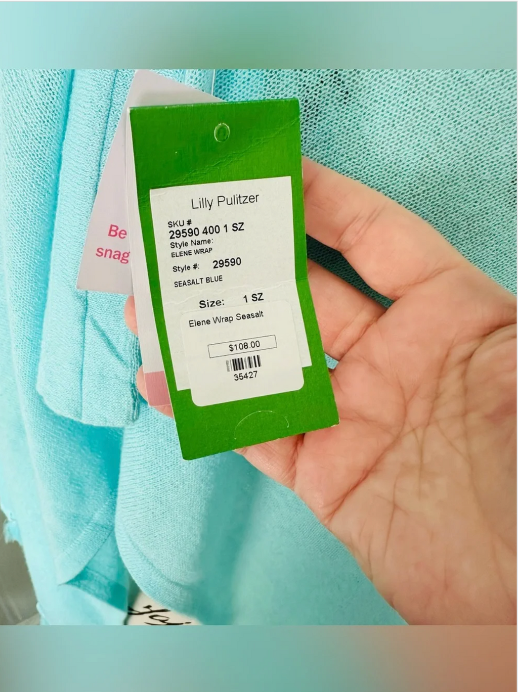 Lilly Pulitzer Elene Wrap Cotton Silk Blend