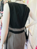 White House Black Market Black & White Houndstooth Sheath Dress