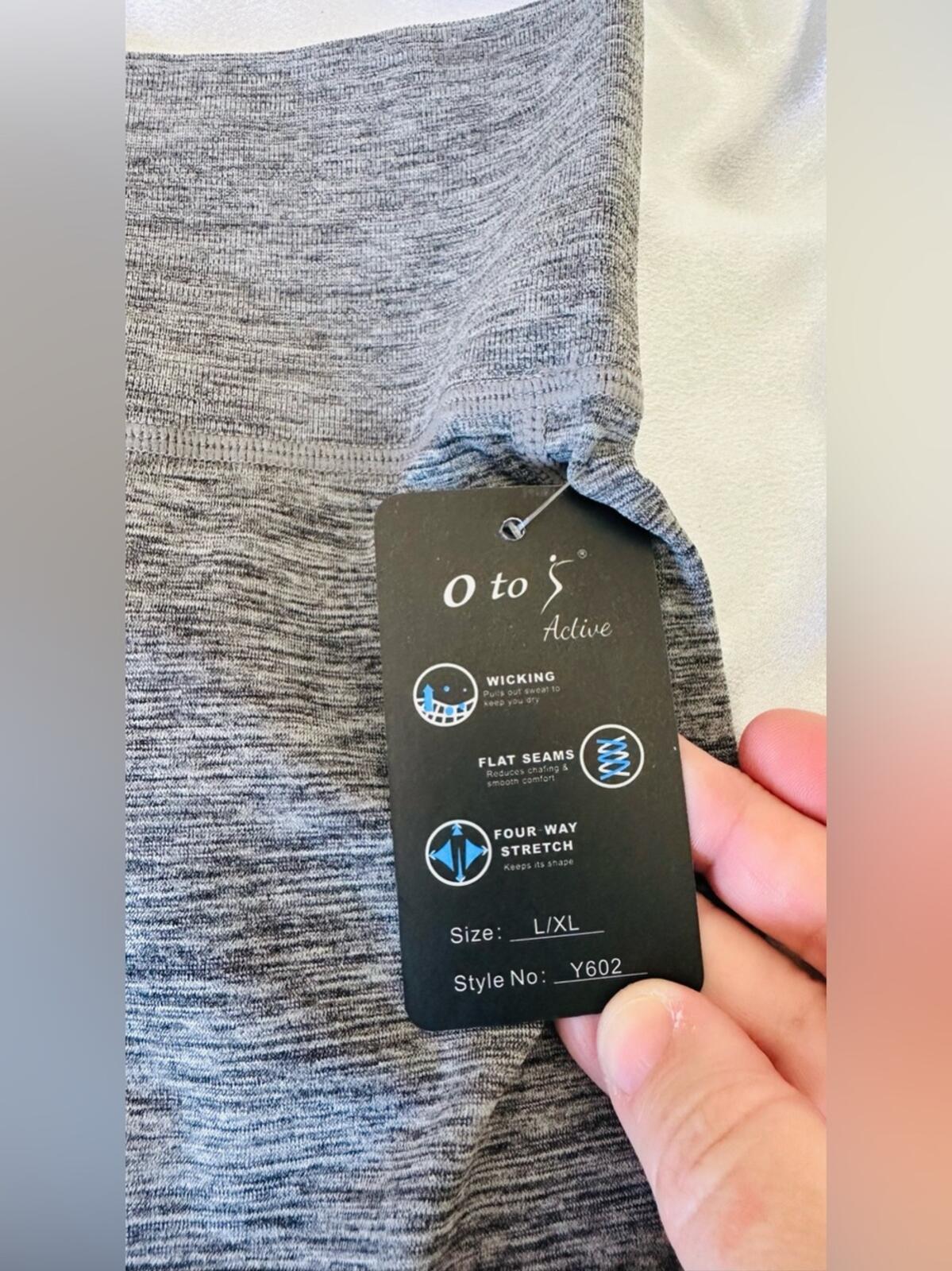 Gray Heather High-Rise Active Leggings