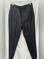 MNG Mango Black Tailored Straight Leg Dress Pants Trousers Size 6