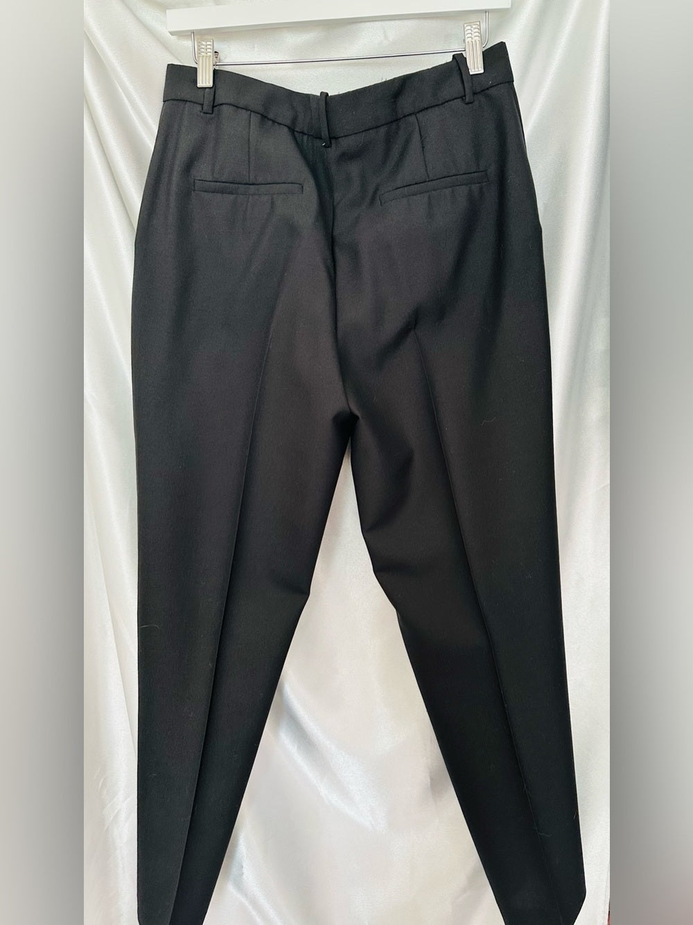 MNG Mango Black Tailored Straight Leg Dress Pants Trousers Size 6