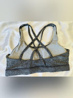 Women’s Strappy Sports Bra - Gray