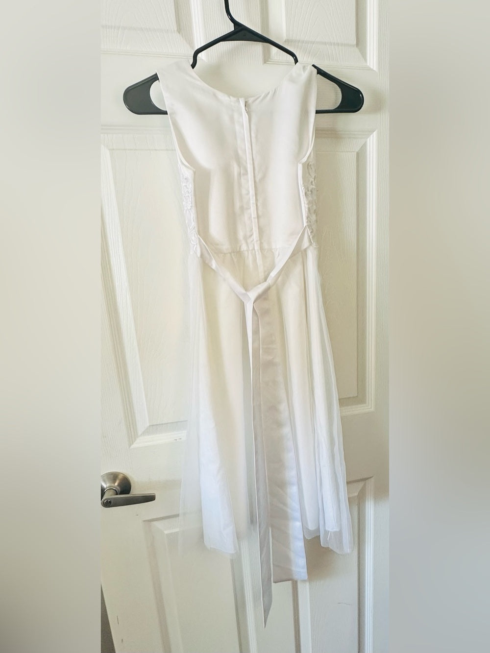 Emerald Gumdrops White Chiffon Lace Formal Dress