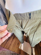 Marisenna T Jubilee Olive Green Tailored Ankle Pants