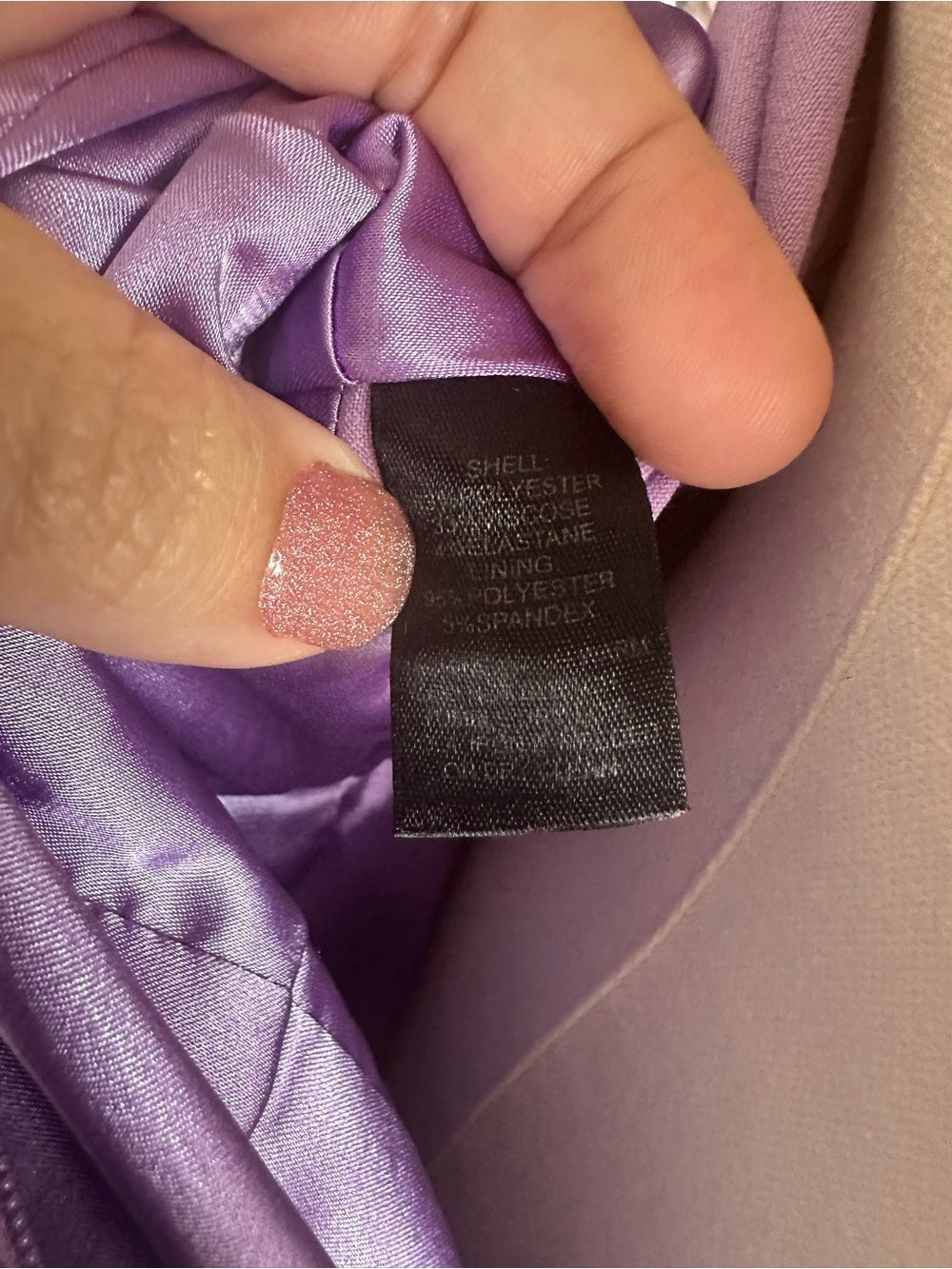 White House Black Market Lavender Peplum Sheath Dress