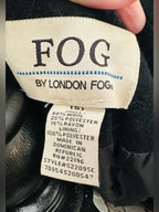 Fog by London Fog Black Wool Blend Pea Coat