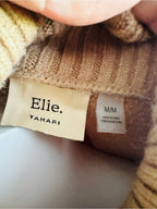 Elie Tahari Cable Knit Turtleneck Sweater