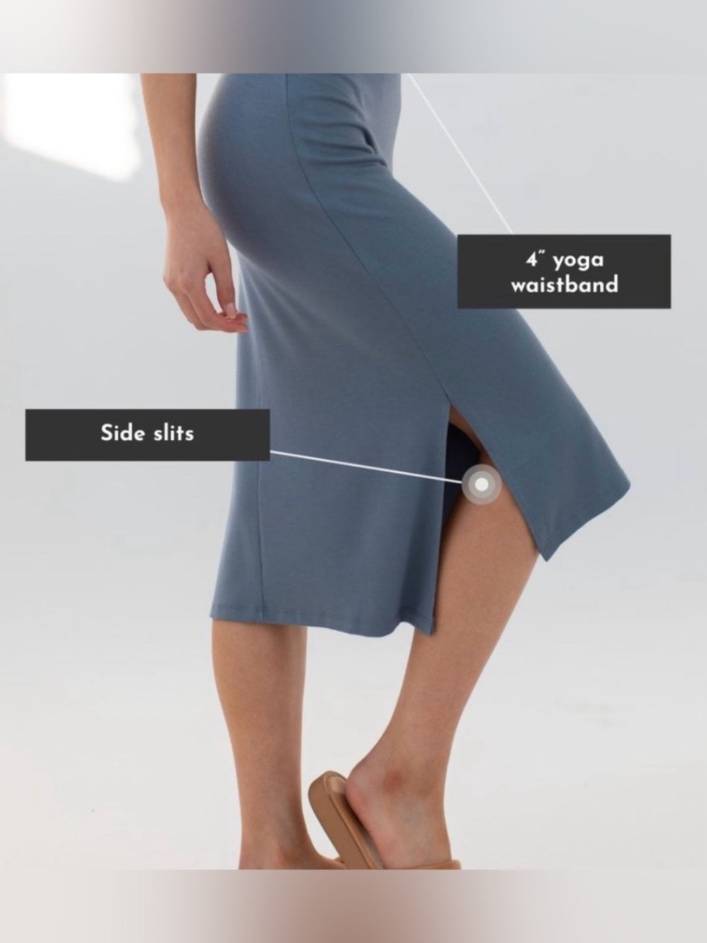 Luxe Brooklyn Midi Skirt