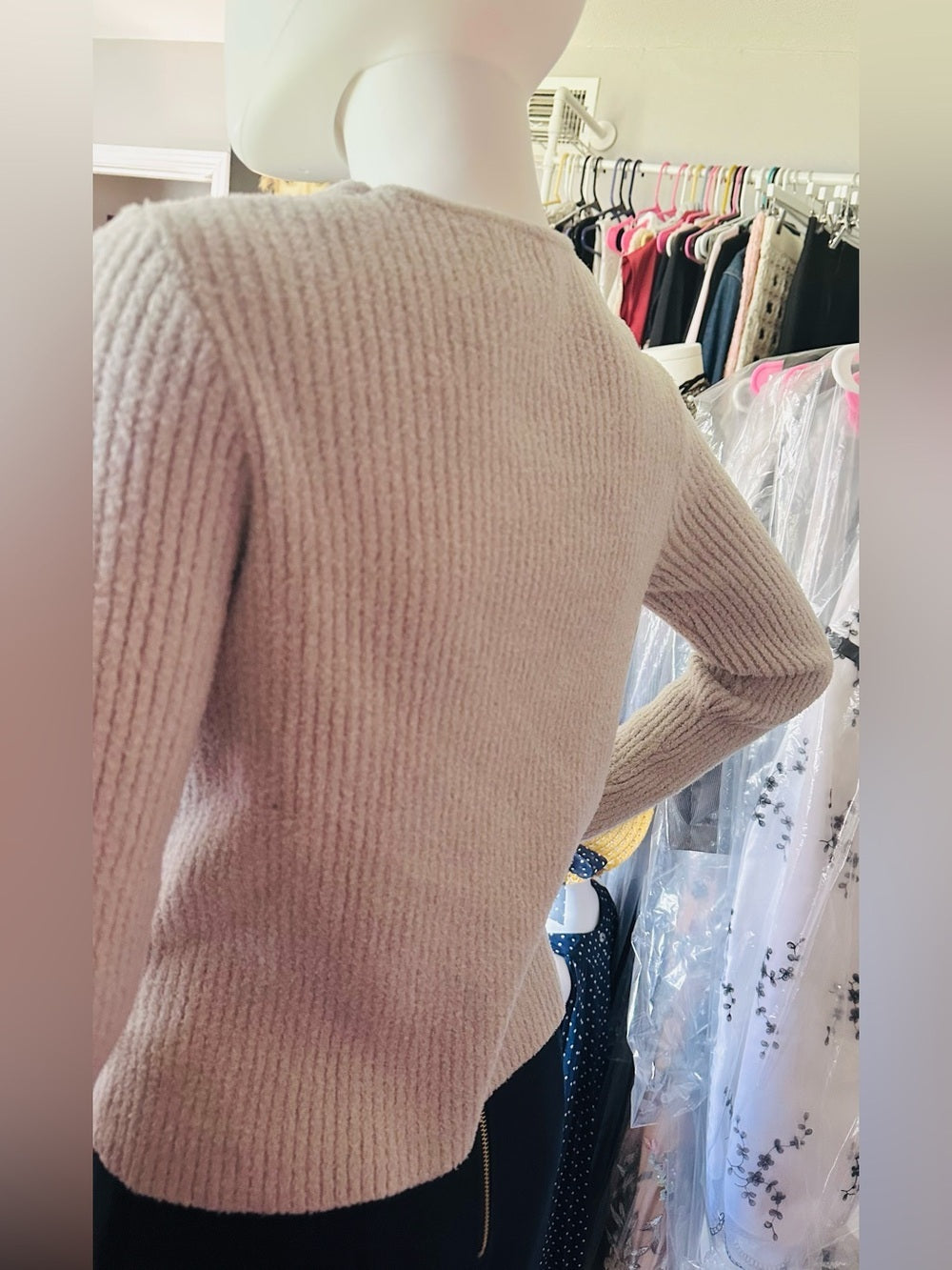 Rachel Zoe Ribbed Knit Sweater