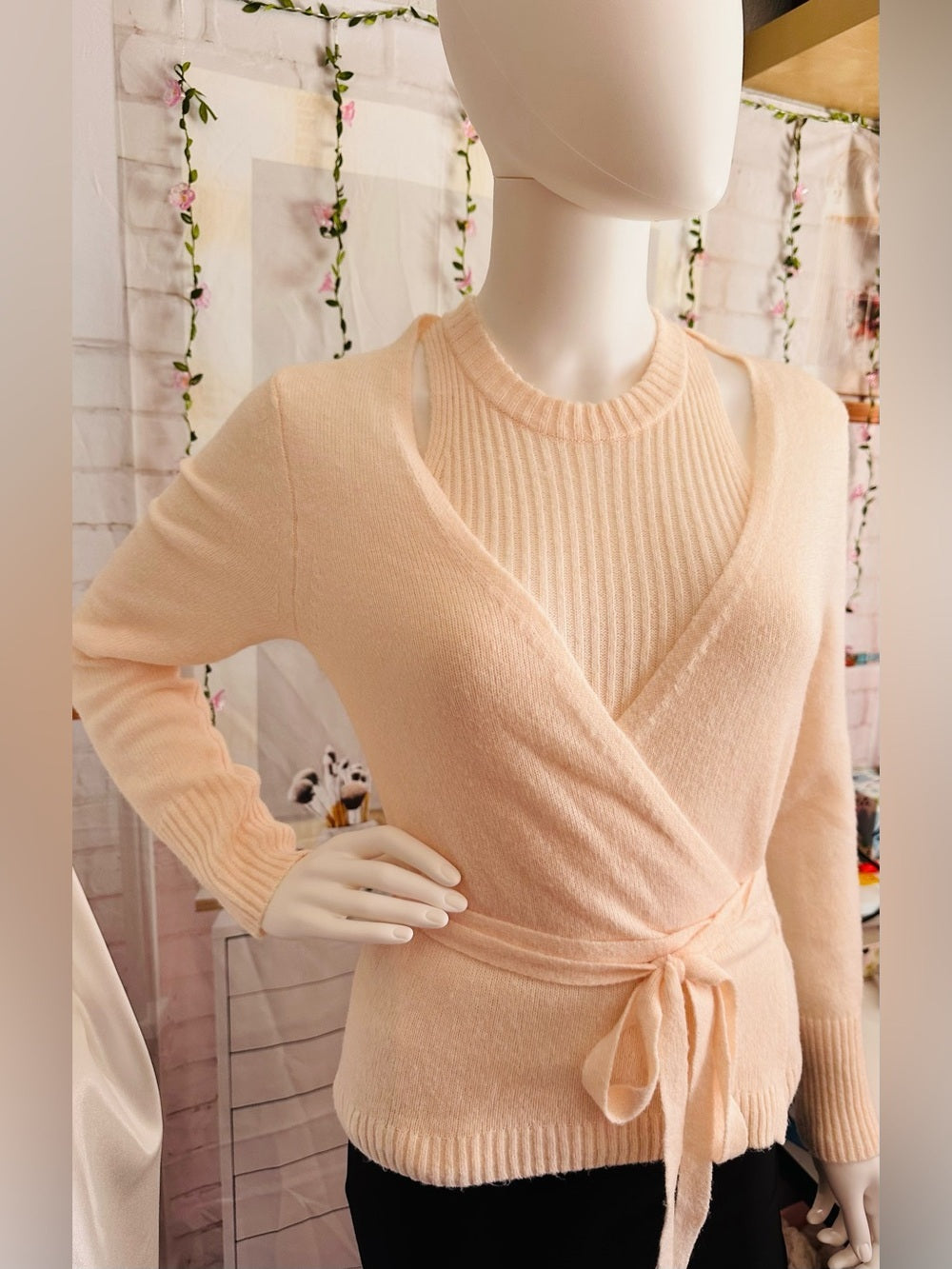 White House Black Market Two-in-One Wrap Cardigan