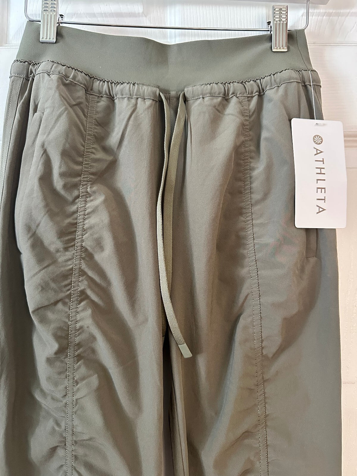 Olive Green Featherweight Stretch Joggers