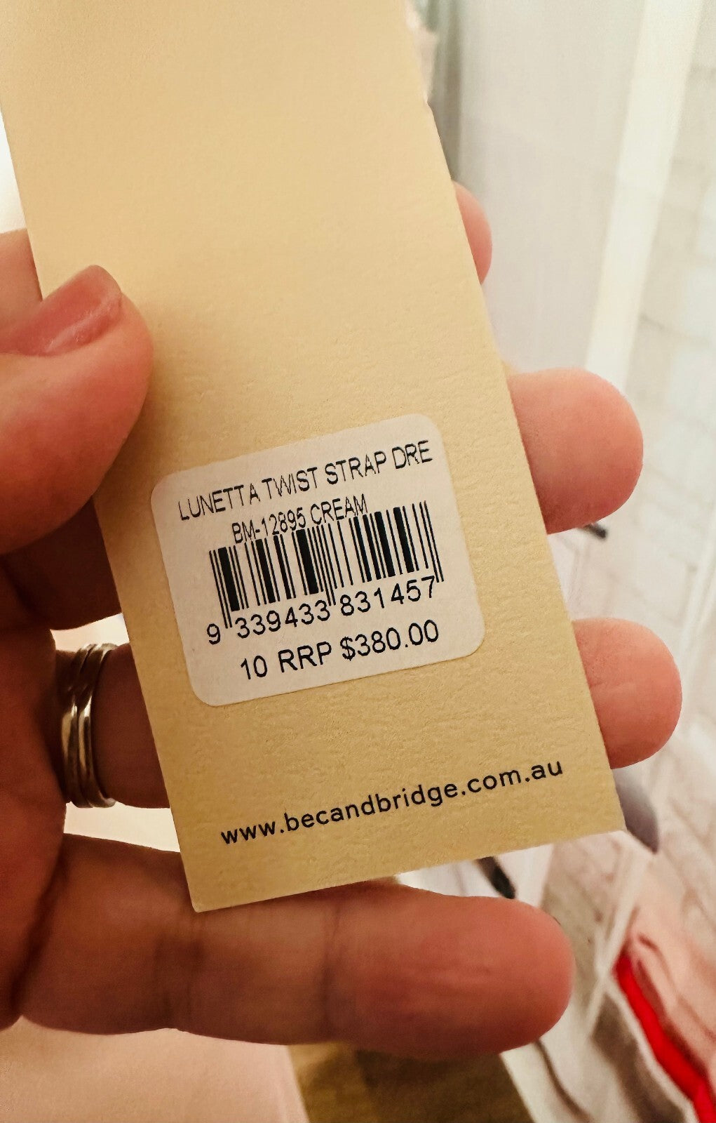 bec + bridge Lunetta Twist Strap Dress