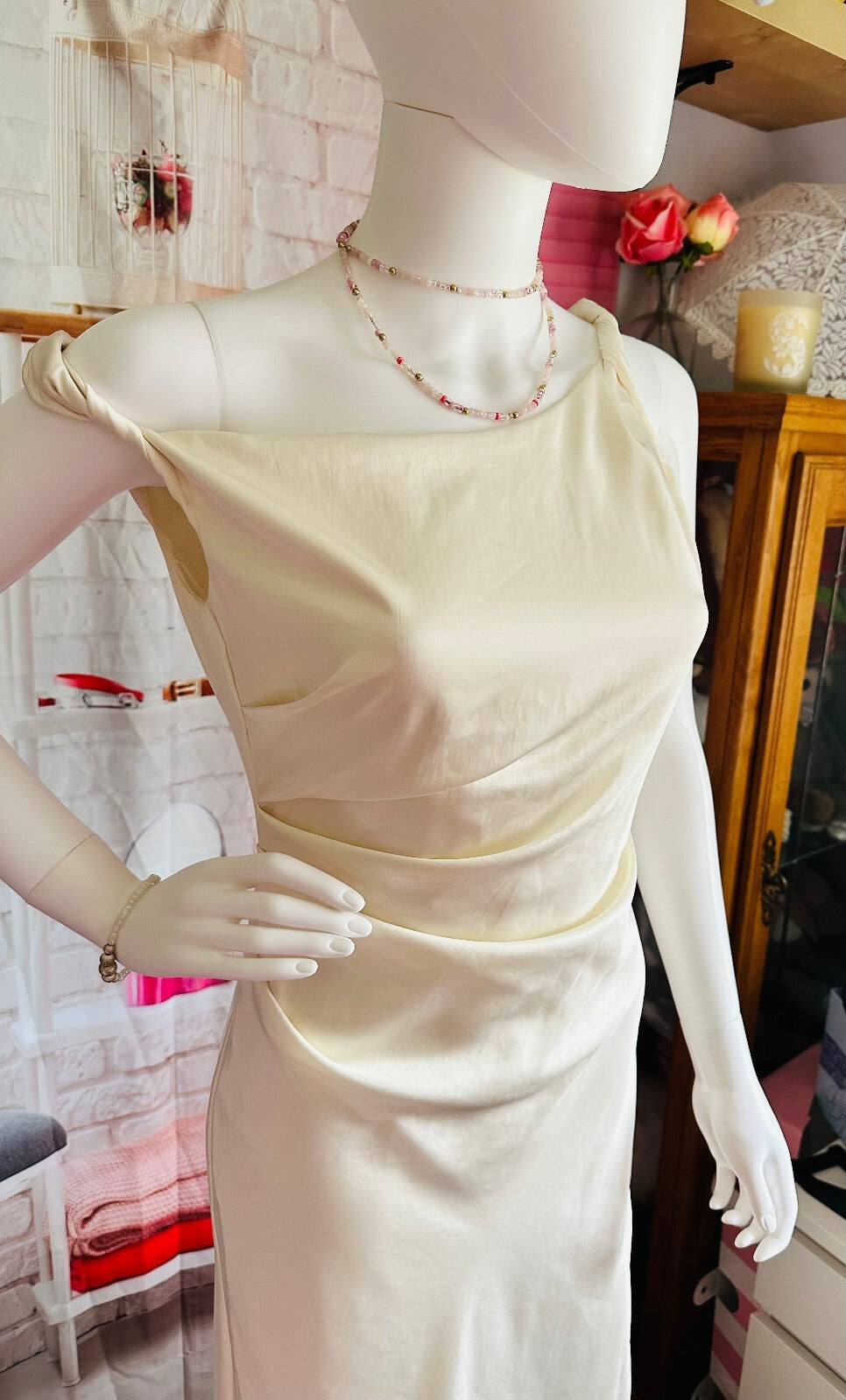 bec + bridge Lunetta Twist Strap Dress