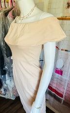 Strapless Dress in Soft Pink