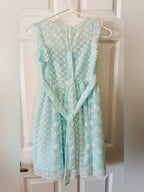 Jona Michelle Aqua Lace Party Dress