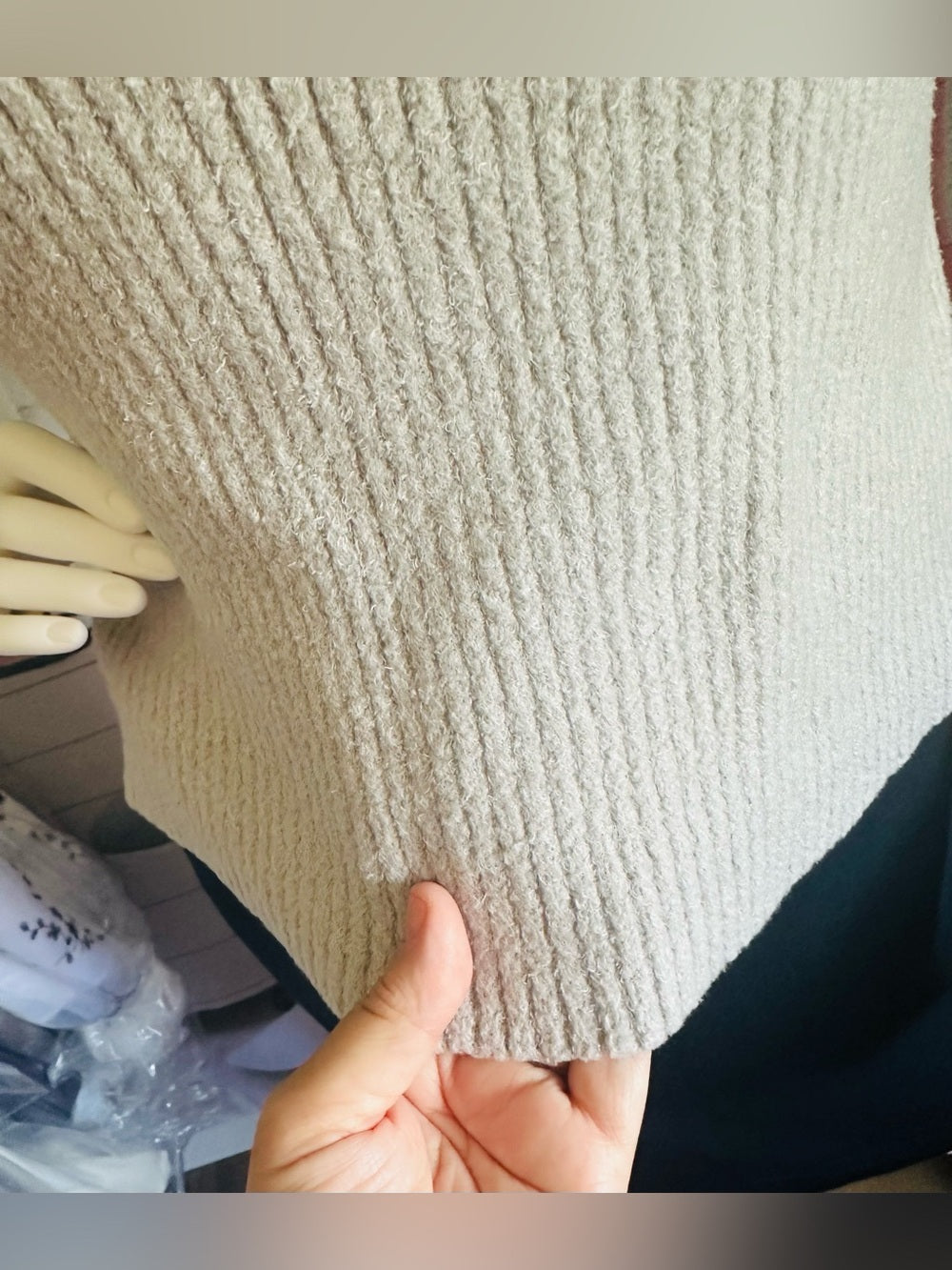 Rachel Zoe Ribbed Knit Sweater
