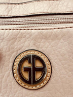Giani Bernini Blush Pink Pebbled PVC Backpack