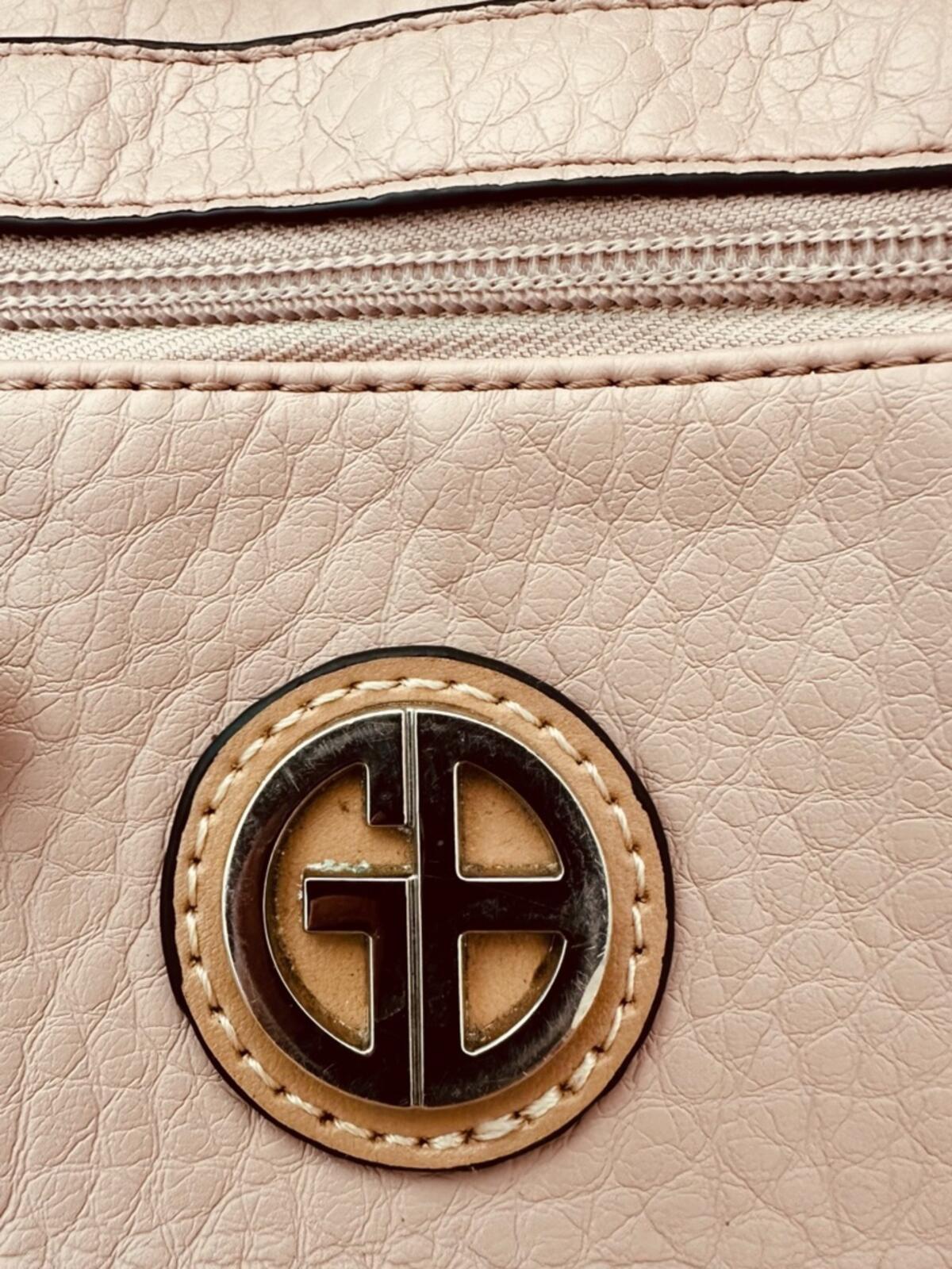 Giani Bernini Blush Pink Pebbled PVC Backpack