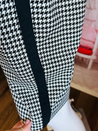 White House Black Market Black & White Houndstooth Sheath Dress