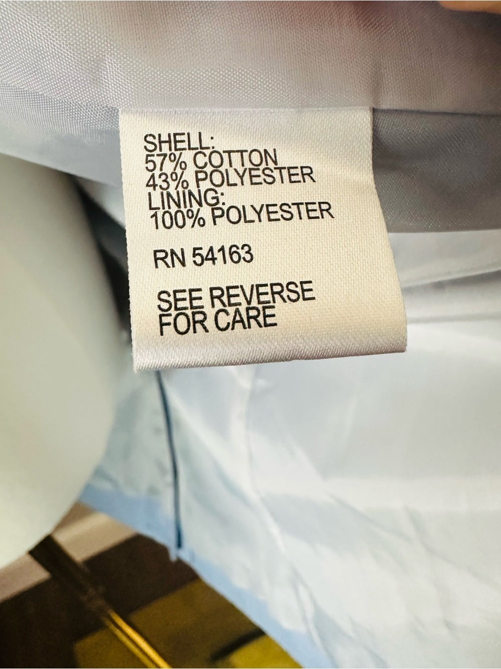 Calvin Klein Light Blue Belted Double Breasted Trench Coat