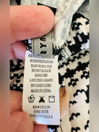 Always Black & White Fair Isle Pattern Leggings