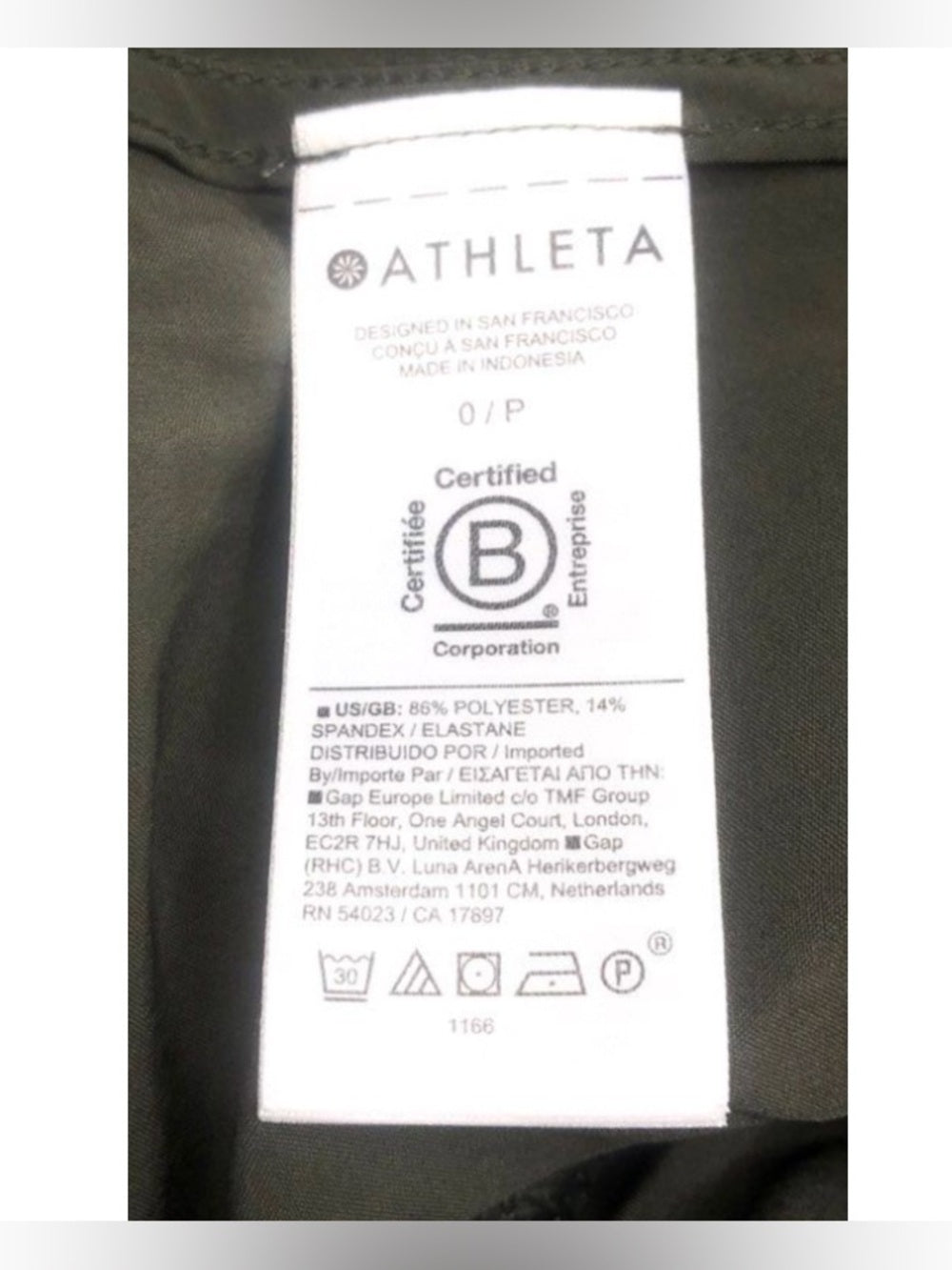 Olive Green Featherweight Stretch Joggers