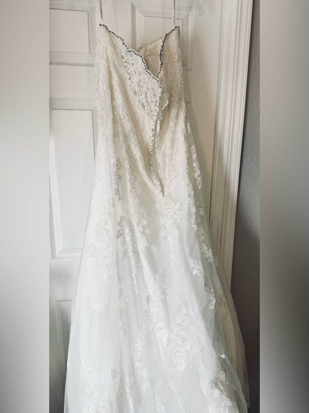 Madeline Gardner by Morilee Ivory Lace Wedding Gown Bridal Dress NEVER WORN