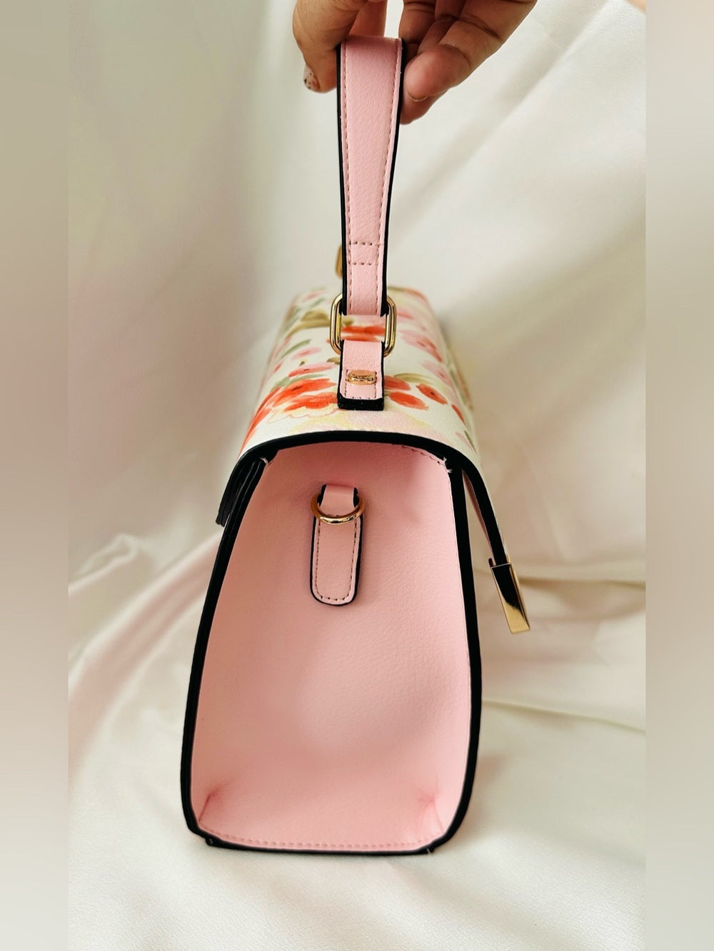Dune London Floral Top Handle Crossbody Handbag w/ Matching Wallet
