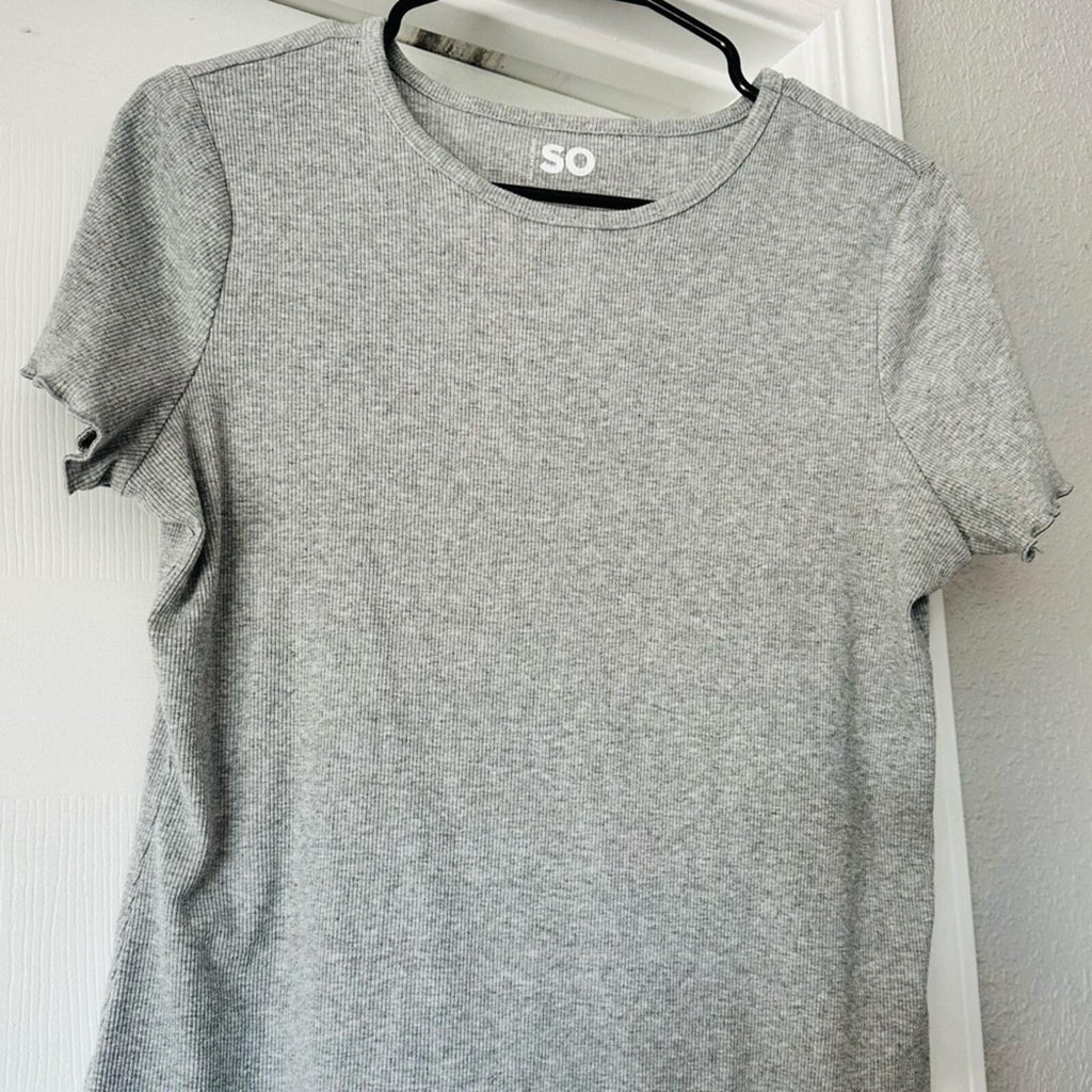 Short Sleeve Gray Tee