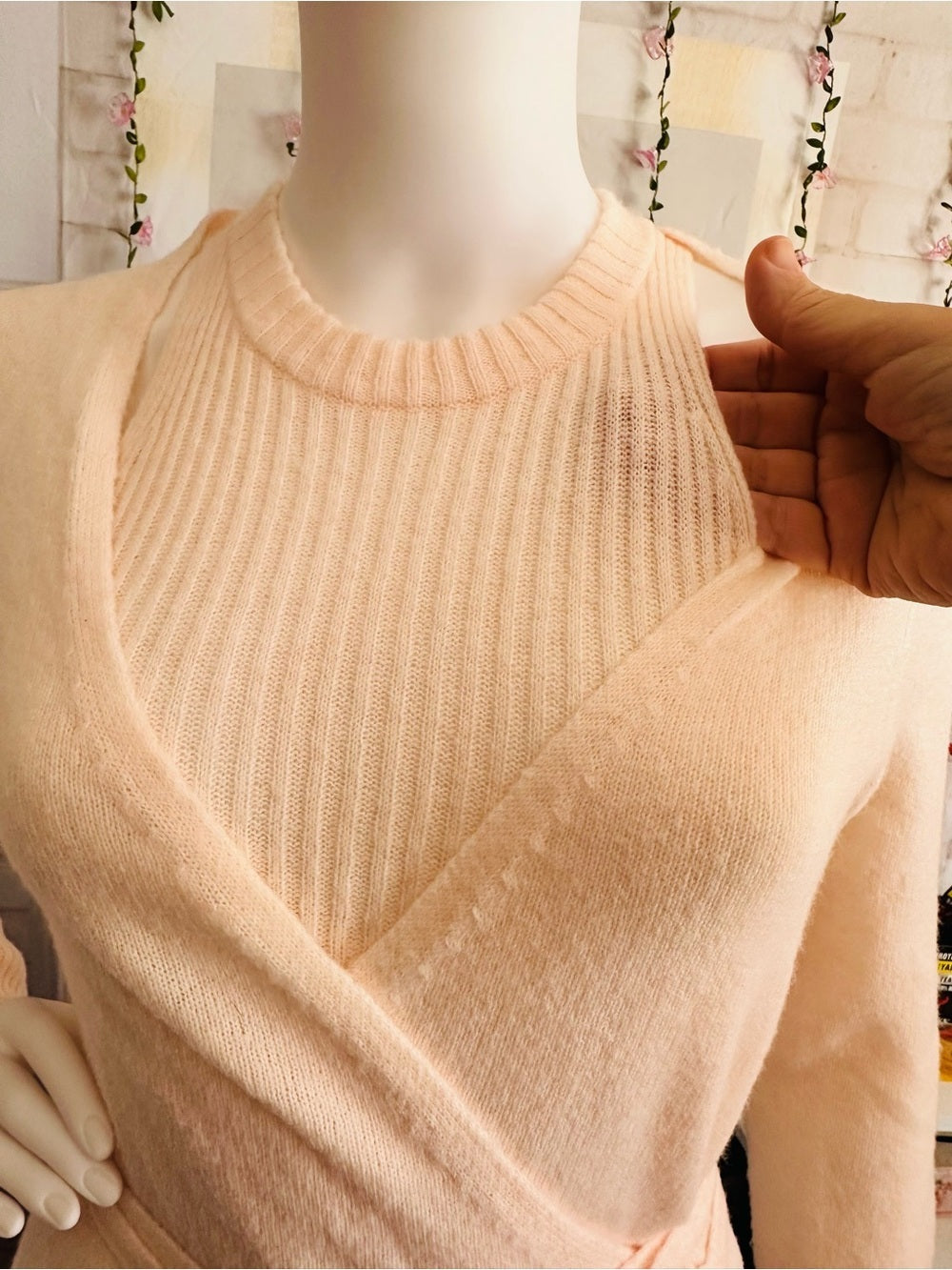 White House Black Market Two-in-One Wrap Cardigan