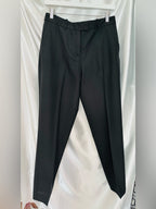MNG Mango Black Tailored Straight Leg Dress Pants Trousers Size 6